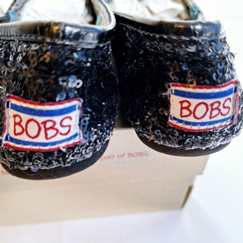 Bob by Skechers "Bob in Bling" Two pairs of sequence flats size 6 1/2. (Con202). - Picture 3 of 14